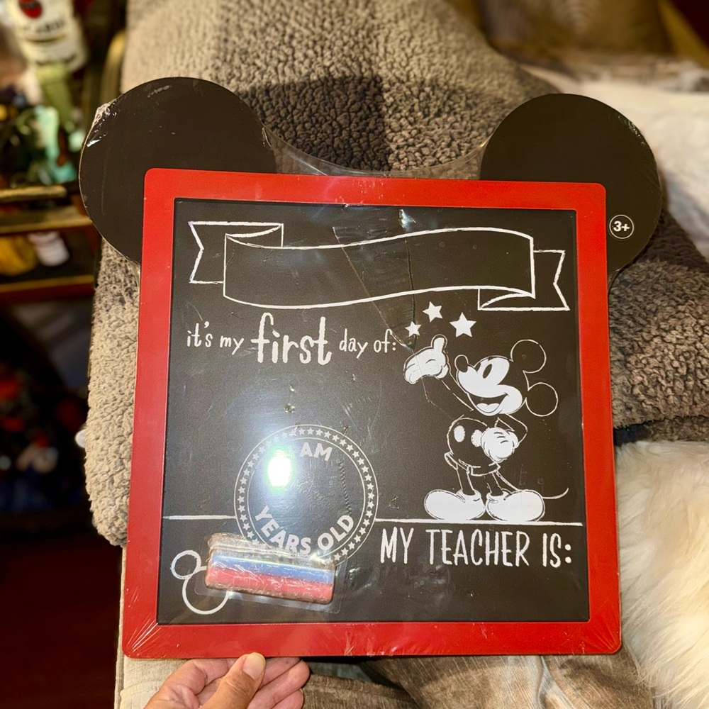 Disney My first day of school Logo Sign